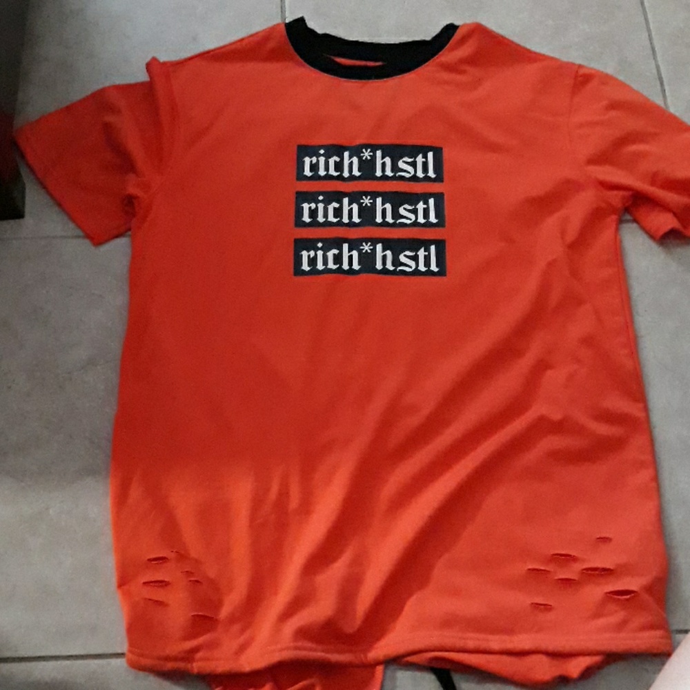 Orange shirt